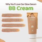 Mamaearth Glow Serum BB Cream with Vitamin C & Turmeric - 25 g | Long Lasting Natural Coverage | SPF 30 PA++ Sun Protection| Lightweight & Hydrating - Fast UK Delivery - Image 4