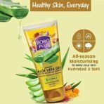 BOROPLUS Aloe Vera Gel with Haldi, Chandan & Kesar Rich in Vitamin E and Antiseptic Herbs Anti-ageing Free from Parabens, Silicones and Synthetic Dyes 450ml (Pack of 3, 150ml + 150ml + 150ml) - Fast UK Delivery - Image 5