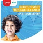 Colgate Kids Batman Manual Toothbrush, Extra Soft Bristle Toothbrush And Built-In Tongue Cleaner, Compact Head And Non-Slip Handle, Kids Toothbrush (Combo Pack Offer Of 3),Multicolour - Fast UK Delivery - Image 7