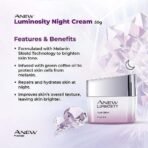Avon Anew Luminosity Night Cream| Brightening Night Cream for Glowing Skin | 50 g - Fast UK Delivery - Image 6