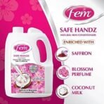Fem Safe Handz Hand Wash - Enriched with the Goodness of Saffron & Blossom with Coconut Milk - 5 L & Fem Safe Handz Handwash, Refill Pack - 5 L - Fast UK Delivery - Image 4