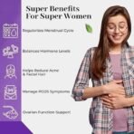 HEALTH VEDA ORGANICS PRIVATE LIMITED Plant Based Pcos With Myo-Inositol 2000Mg, D-Chiro-Inositol 50Mg|60 Veg Tablets|Healthy Regular Menstruation|For Women - Fast UK Delivery - Image 4