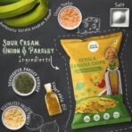 Beyond Snack Kerala Banana Chips -Sour Cream Onion & Parsley 75gms - Fast UK Delivery - Image 5