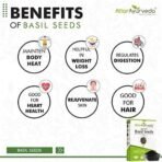 Attar Ayurveda Sabja Basil Seeds - 500 gm (Reduces Body Heat) - Fast UK Delivery - Image 6