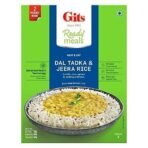 Gits Ready to Eat Jeera Rice & Dal Tadka Combo Meal, Pure Veg, Heat and Eat, 375g (Pack of 2) - Fast UK Delivery - Image 3