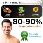 HEALTH VEDA ORGANICS PRIVATE LIMITED Vitamin E, 60 Veg Capsules For Skin And Hair, With Argan & Aloe Vera, Antioxidant Support, Naturally Nourished Skin & Hair For Men & Women - Image 6