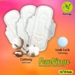 Femvings Hygienic Ultra Absorbent Sanitary Pad with Extra Comfort Heavy Flow Disposable Period Pads for Sanitary Protection Overnight Napkins Protection- Extra Large XL Size - 6 pads (Pack of 12) - Fast UK Delivery - Image 6