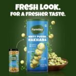 Farmley Roasted Makhana, Minty Pudina Flavour | 77g Each | Healthy Snack Roasted in Olive Oil | Guilt-Free & Crunchy Munchies | Pack of 2 - Fast UK Delivery - Image 3