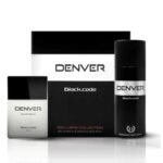 Denver Black Code Exclusive Collection Gift Set: Deo (150Ml) + Aerosol Perfume (60Ml) | Long Lasting Fresh Fragrance Gift Set for Men - Fast UK Delivery