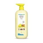 Mamaearth Vitamin C Daily Glow Body Lotion For Skin Brightening with Vitamin C & Honey 400ml | Nourishes Dry Skin | 48 H Moisturization | 100% Natural Butter | Non-Greasy Smooth Skin | All Skin Types - Fast UK Delivery