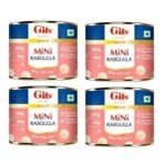 Gits MiNi Rasgulla 200 gms Open & Eat | Pack of 4 tins | 8 pieces in each tin | Party Pack | Quick Sweet Cravings - Fast UK Delivery - Image 2
