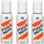 FOGG Master Cedar Fragrance Body Spray 120ML Each (Pack of 3) Body Spray - For Men Women (360 ml, Pack of 3) - Fast UK Delivery