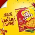 Saffola Masala Oats Karara Crunch, Tasty Evening Snack, Classic Masala with Crunchy Bits and Millets, 500g & Saffola Masala Oats | Tasty Evening Snack| Healthy Snack| Peppy Tomato| 500g - Fast UK Delivery - Image 5