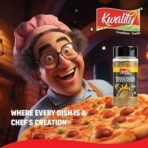 Kwality Pizza Pasta Mix 45g, All-Natural & Healthy Spice Blend, Premium Herbs and Spices in Glass Bottle, Perfect Seasoning for Pizza, Pasta. - Fast UK Delivery - Image 4