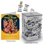 Swad Gift for Shubh Happy Navratri with Card (Swad Digestive Candy 125 Gift Box & 1 Greeting card) - Fast UK Delivery - Image 3
