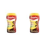Complan Nutrition Drink Powder for Children, Royale Chocolate Flavour, 500 g Jar | Nutrition drink for kids with protein & 34 vital nutrients (Pack of 2) - Fast UK Delivery