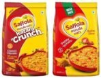 Saffola Masala Oats Karara Crunch, Tasty Evening Snack, Classic Masala with Crunchy Bits and Millets, 500g & Saffola Masala Oats | Tasty Evening Snack| Healthy Snack| Peppy Tomato| 500g - Fast UK Delivery - Image 2