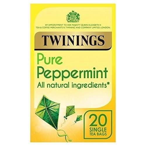 uk51fzmtvmbL.jpg Twinings Pure Peppermint Green Tea Bag, 2 x 40 g - Fast UK Delivery - Image 1