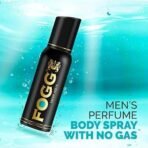 Fogg Fresh Aqua Premium No Gas Deodorant for Men, Long-Lasting Perfume Body Spray, 120 ml - Fast UK Delivery - Image 5