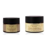 Kama Ayurveda Skin Brightening Night Cream for Men, 50g & Kama Ayurveda Eladi Hydrating Ayurvedic Face Cream with Pure Essential Oils of Rose and Jasmine, 50g - Fast UK Delivery
