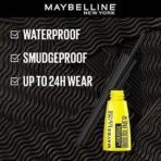 Maybelline New York Eyeliner, Smudge-proof and waterproof, Long-lasting, Liquid Colossal Bold Liner, Black, 3g (Pack of 2) Matte Finish - Fast UK Delivery - Image 5