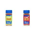 CRISTA International Multipurpose Combo - 11 | Chilli Lime Seasoning X 1, 50 gms & Peri-Peri Spice Mix X 1, 45 gms | No Added Colours, Fillers & Preservatives | Pack of 2
