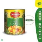 Del Monte Fiesta Fruit Cocktail, 439g | Canned Fruits| Crunchy & Juicy | Mixed Fruits | Pineapple | Papaya | Coco | Cherries | Tasty & Healthy - Fast UK Delivery - Image 3