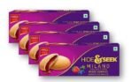 Parle Hide & Seek Milano Collections Mixed Berries Centre Filled Biscuits, 75g, Pack of 4 - Fast UK Delivery