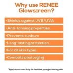 RENEE Glowscreen Spf 50 Sunscreen Cream-50Ml, Pa++++ Uva & Uvb Protection, Hyaluronic Acid & Vitamin C|Non-Greasy Matte Formula, No White Cast|For All, Normal, Oily, Dry, Sensitive Skin Types - Fast UK Delivery - Image 5