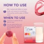 Dr. Morepen LightLife Pre-Meal Nutrition Mix | Controls Appetite & Reduces Cravings | For Men & Women | 30 Sachets | Flavor-Litchi - Fast UK Delivery - Image 7