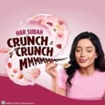 Saffola Muesli Berry Crunch with Flavour Pops, 185 gm | 15 in 1 Fruit and Nuts, Seeds, Millet & more | Cereals for breakfast rich in wholegrain, protein, fibre - Fast UK Delivery - Image 4