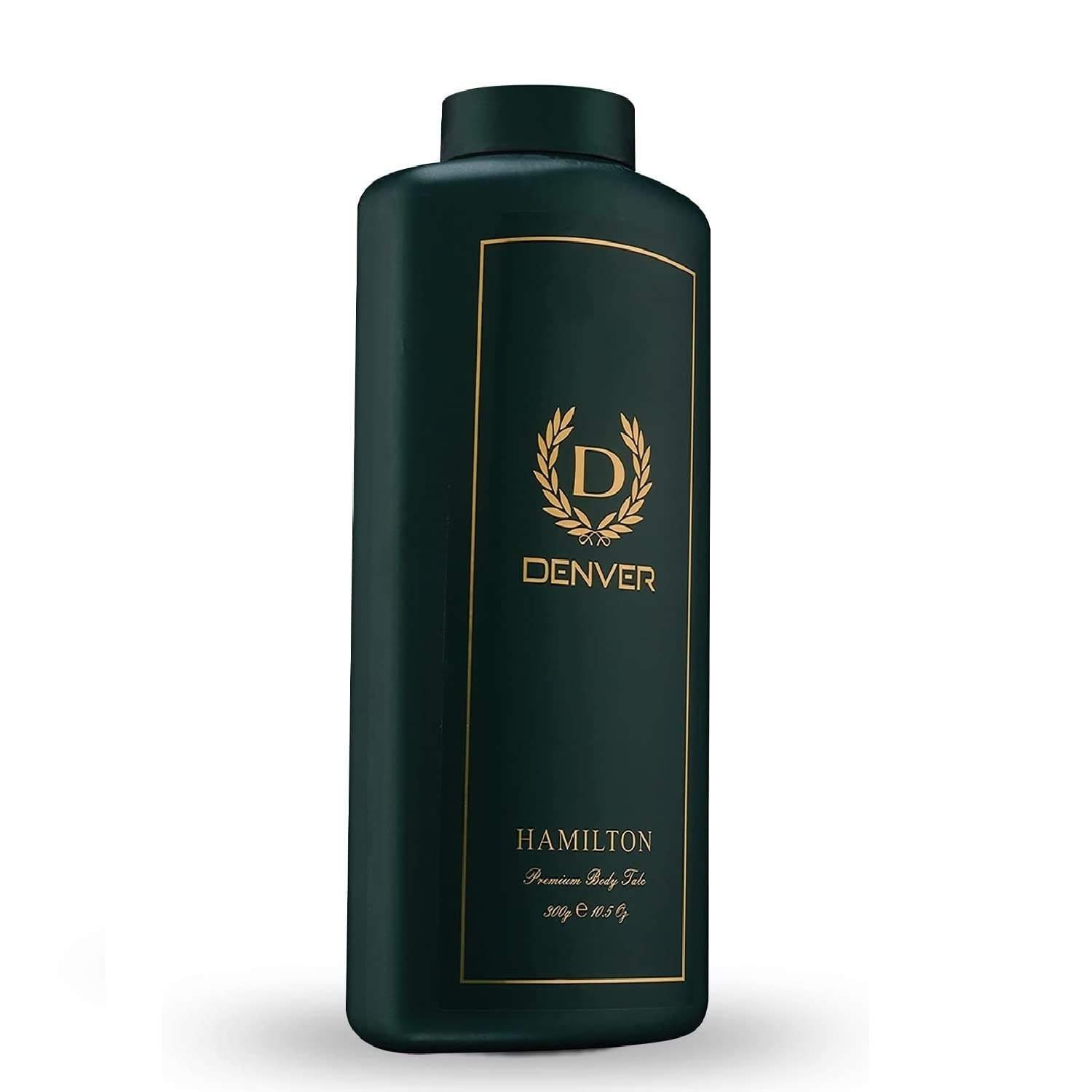 uk51gXRpBX6hL-1-1.jpg DENVER Hamilton Premium Body Talc- 300GM | Scented Talcum Powder for Men - Fast UK Delivery - Image 1