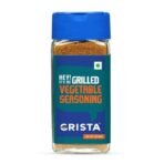 CRISTA 50 gms Grilled Vegetable Seasoning | BBQ Mixed Spices Blend | Multipurpose, Fresh & Flavourful | Zero added Colours, Fillers, Additives & Preservatives | Vegan