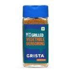 CRISTA 50 gms Grilled Vegetable Seasoning | BBQ Mixed Spices Blend | Multipurpose, Fresh & Flavourful | Zero added Colours, Fillers, Additives & Preservatives | Vegan