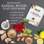 Deewal Premium Sandalwood Clay Face Mask | Ultra Glow & Deep Cleansing Face Pack | Absorbs Excess Oil & Removes Impurities | Natural Tan Removal | Chemical-Free | Suitable for All Skin Types - Fast UK Delivery - Image 4