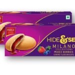 Parle Hide & Seek Milano Mixed Berries Centre Filled Biscuits, 75g, Pack of 2 - Fast UK Delivery