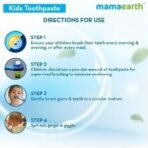 Mamaearth Natural Toothpaste for Cleanses Cavity,Plaque Repairing, Orange Flavour, SLS Free, with 750 Ppm Fluoride, 4+ Years, Plant Based with No Harmful Chemicals, 50Gm - Fast UK Delivery - Image 4