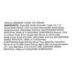 Vadilal Vanilla Brownie Fudge Ice-cream, 1Ltr Tub - Fast UK Delivery - Image 3