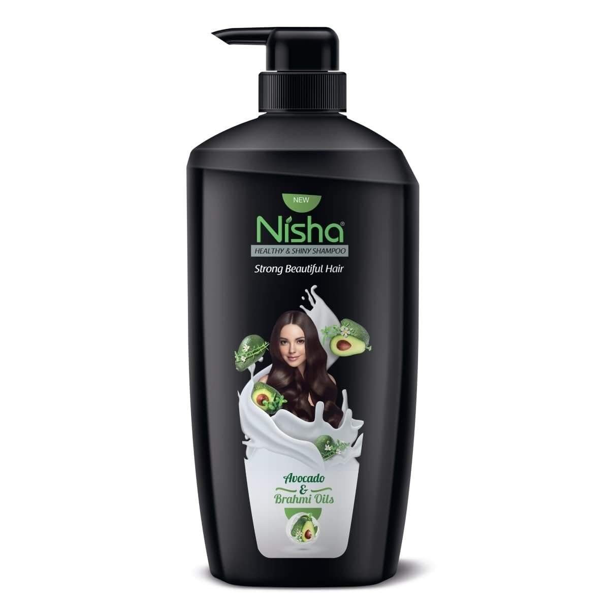 uk51hRJFV-IVL-1.jpg Nisha Healthy & Shiny Shampoo, 650 ml - Fast UK Delivery - Image 1