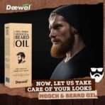Deewal Mooch & Beard Oil - Natural Grooming Solution for a Well-Maintained Look | Nourishing Formula for Facial Hair | Promotes Growth & Softness | 50ml - Fast UK Delivery - Image 7