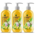 Parle Ropvatika Aloevera Lemon Body Wash 1 Liter - Pack 3 (3 Liter) Bodywash Shower Gel with Pure Glycerin - Lemon Fragrance (Aloevera Lemon 1 Liter - Pack 3 (3 Liter)) - Fast UK Delivery - Image 2