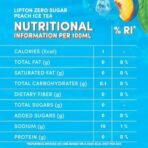 Lipton Peach Zero Sugar Iced Tea Refreshing And Flavorful Drink That Is Perfect For Those Who Are Looking To Reduce Their Sugar Intake (Pack Of 3) 320ml (Imported) - Fast UK Delivery - Image 6