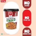 VEEBA Wok Tok Instant Cup Noodles Manchurian | Made with no palm oil| no maida | no added MSG, Vegetarian, 92.5 gram - Fast UK Delivery - Image 6
