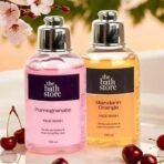 The Bath Store (Pomegranate & Mandarin Orange) Face Wash for Women & Men- Cleanser for Face | Face Wash for Dry Skin & Oily Skin | Tan Removal Face Wash for Glowing Skin- 100ml (Pack of 2) - Fast UK Delivery - Image 3