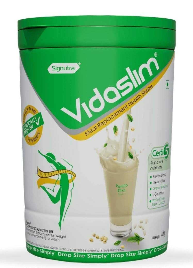 uk51iV3hBBWSL-1-1.jpg Groviva Vidaslim High Protein Meal Replacement For Weight Management-400G (Vanilla) - Fast UK Delivery - Image 1