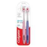 Colgate Gentle Toothbrush Ultrafoam, Ultra Soft Manual Toothbrush For Adults-2 Pcs, Multi Colour - Fast UK Delivery