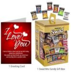 Swad I Love You Gift for Girlfriend/Boyfriend/wife/husband with Card (Swad Mixed Candy 125 Gift Box & 1 Greeting card) - Fast UK Delivery - Image 3