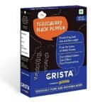 CRISTA Tellicherry Whole Black Pepper | Sun-dried | Zero added Colours, Fillers, Additives & Preservatives | High Volatile Oil Content | Natural | 100 gms - Image 2