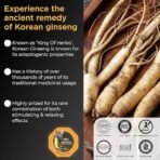HEALTH VEDA ORGANICS PRIVATE LIMITED Korean Red Ginseng 1000 mg | 60 Veg Capsules | Supports Energy, Vitality & Strength | For Men & Women - Fast UK Delivery - Image 5