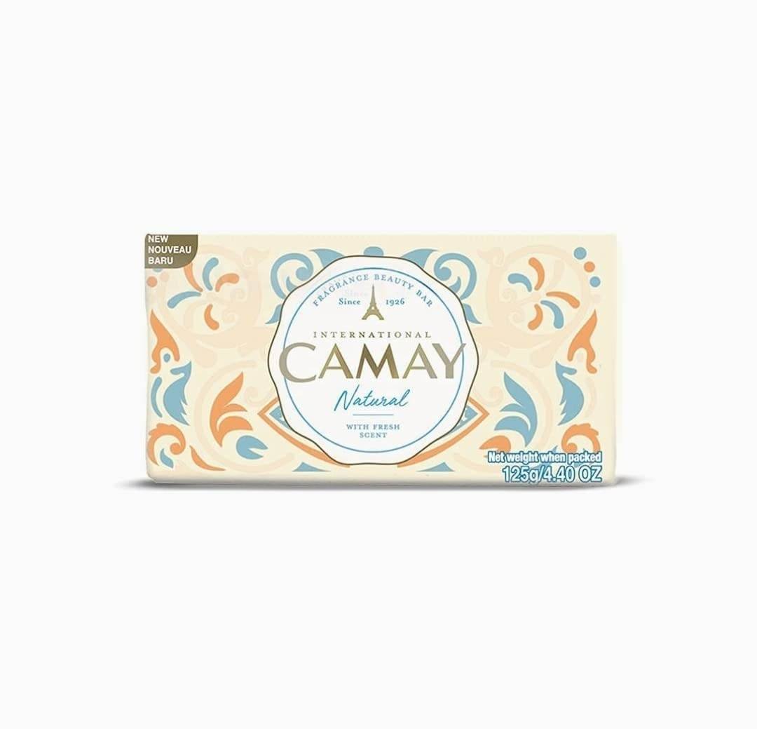 uk51jD7GXKA1L-1-1.jpg Camay International Naturel Soap Bar, 125g - Fast UK Delivery - Image 1